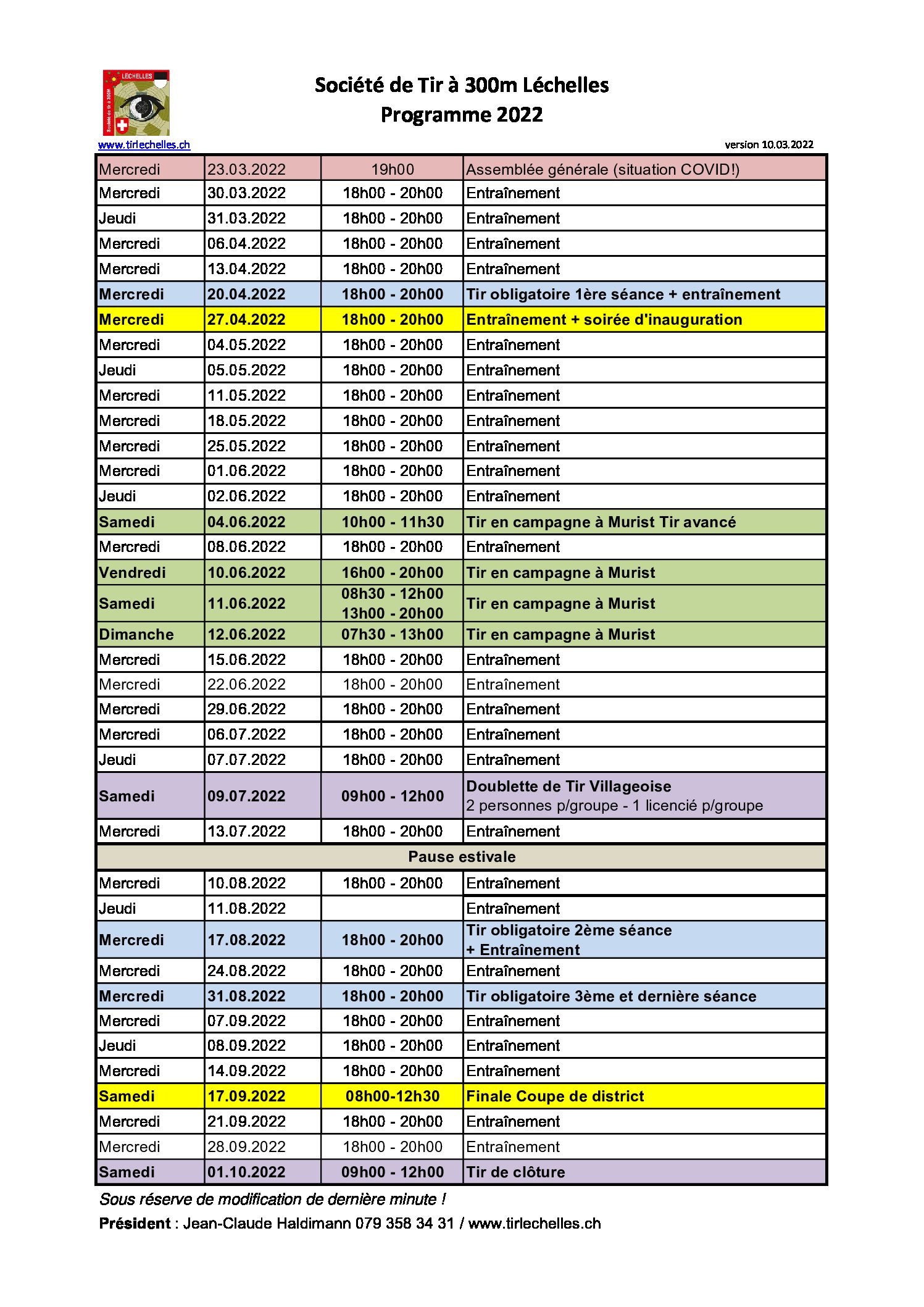Agenda 2022_Tir Léchelles_excel V3.0